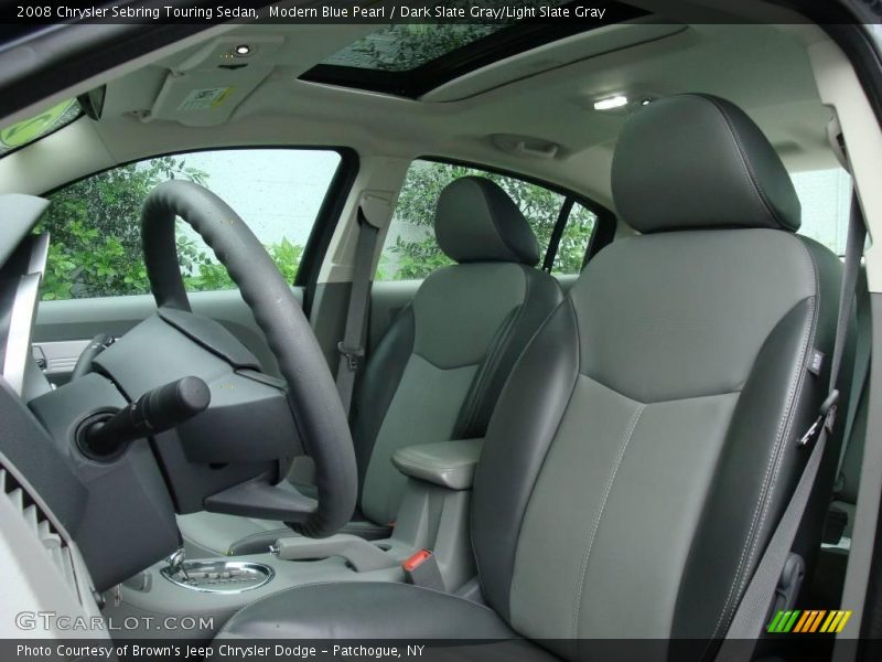 Modern Blue Pearl / Dark Slate Gray/Light Slate Gray 2008 Chrysler Sebring Touring Sedan