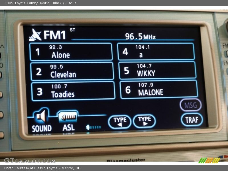 Black / Bisque 2009 Toyota Camry Hybrid