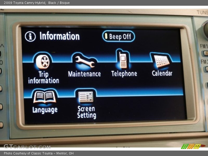 Black / Bisque 2009 Toyota Camry Hybrid