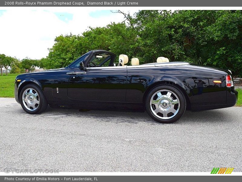 Diamond Black / Light Creme 2008 Rolls-Royce Phantom Drophead Coupe