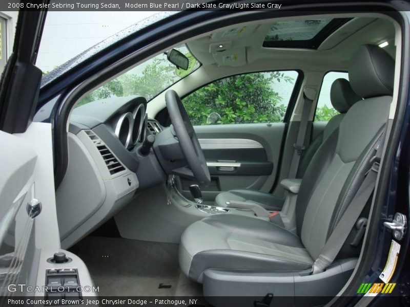 Modern Blue Pearl / Dark Slate Gray/Light Slate Gray 2008 Chrysler Sebring Touring Sedan