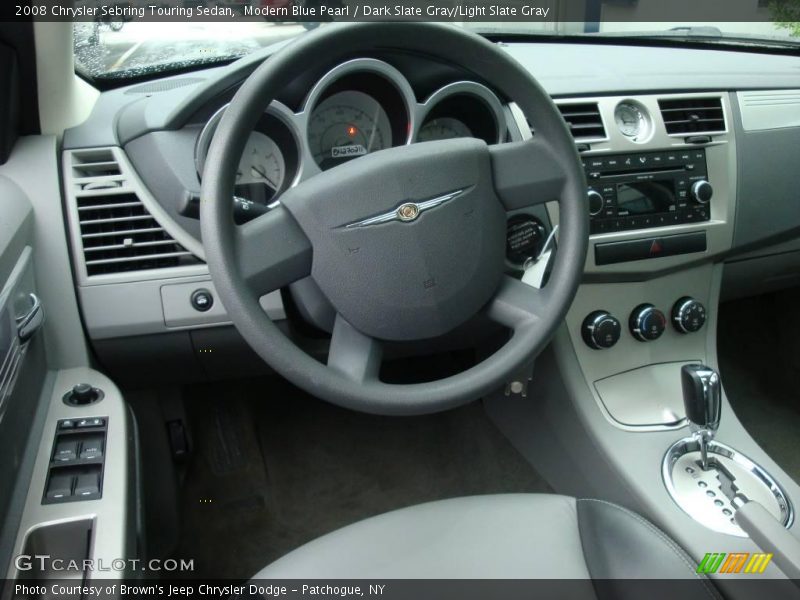 Modern Blue Pearl / Dark Slate Gray/Light Slate Gray 2008 Chrysler Sebring Touring Sedan