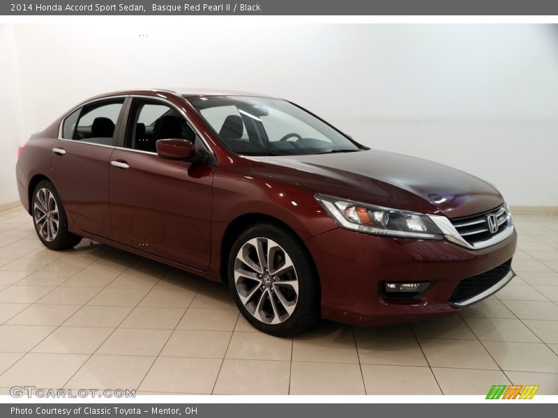 Basque Red Pearl II / Black 2014 Honda Accord Sport Sedan