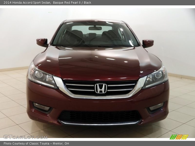 Basque Red Pearl II / Black 2014 Honda Accord Sport Sedan