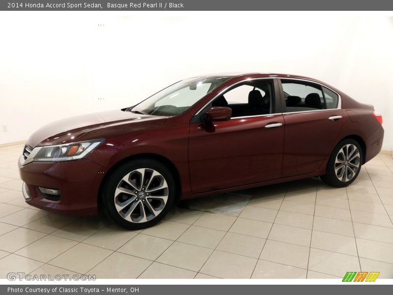 Basque Red Pearl II / Black 2014 Honda Accord Sport Sedan