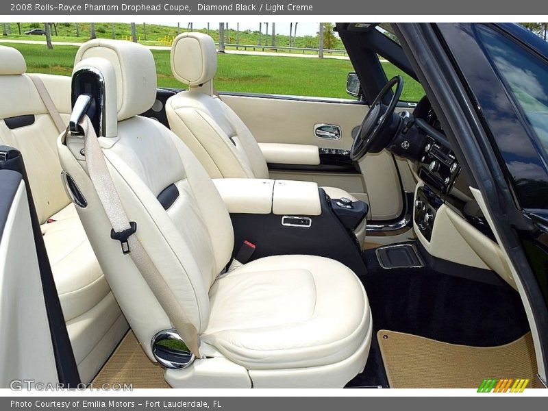 Front Seat of 2008 Phantom Drophead Coupe 