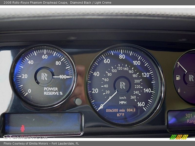 Diamond Black / Light Creme 2008 Rolls-Royce Phantom Drophead Coupe