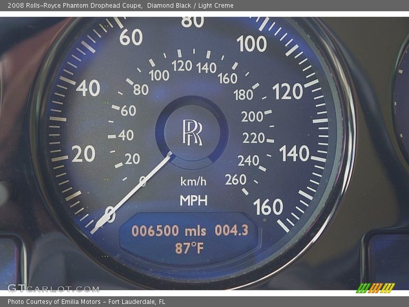 Diamond Black / Light Creme 2008 Rolls-Royce Phantom Drophead Coupe