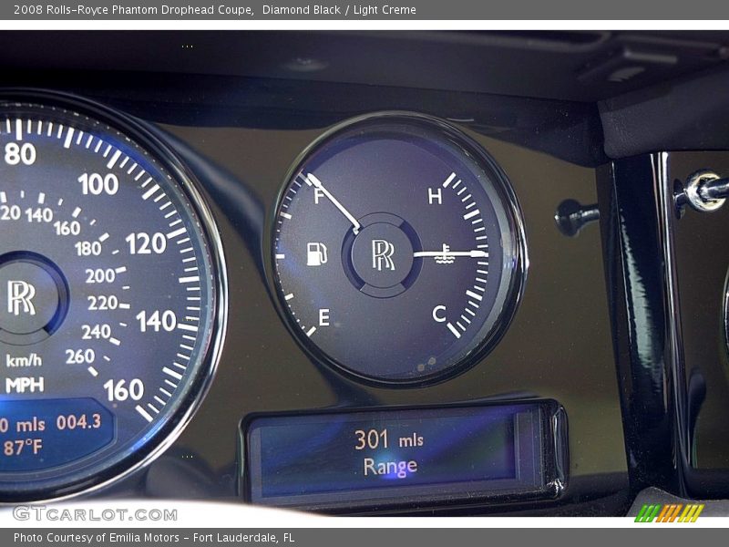 Diamond Black / Light Creme 2008 Rolls-Royce Phantom Drophead Coupe