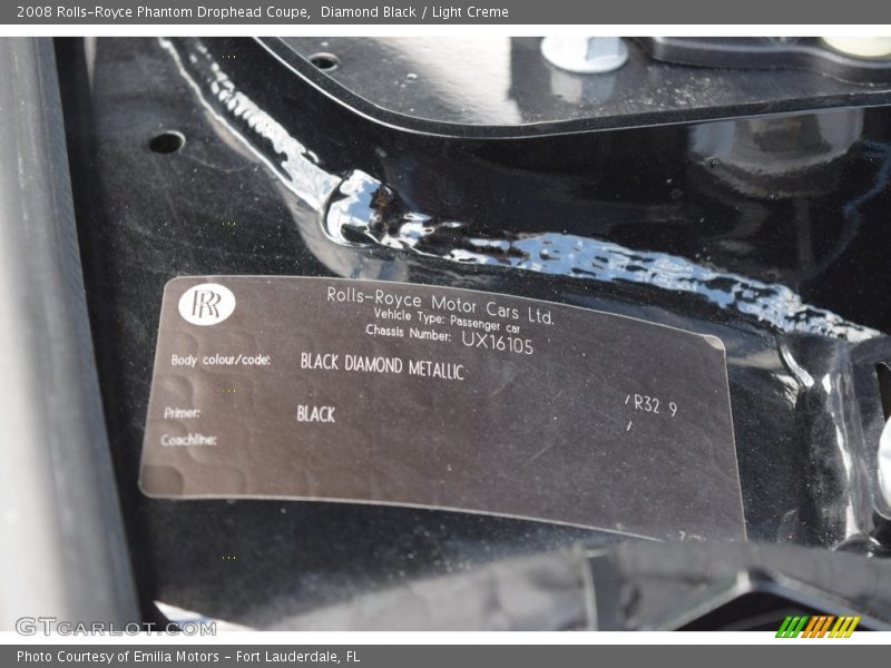 Diamond Black / Light Creme 2008 Rolls-Royce Phantom Drophead Coupe