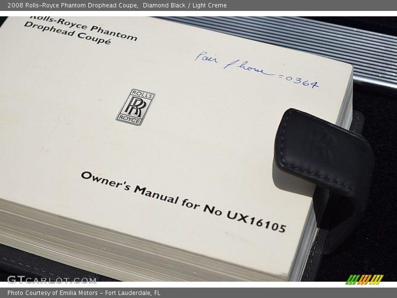 Diamond Black / Light Creme 2008 Rolls-Royce Phantom Drophead Coupe