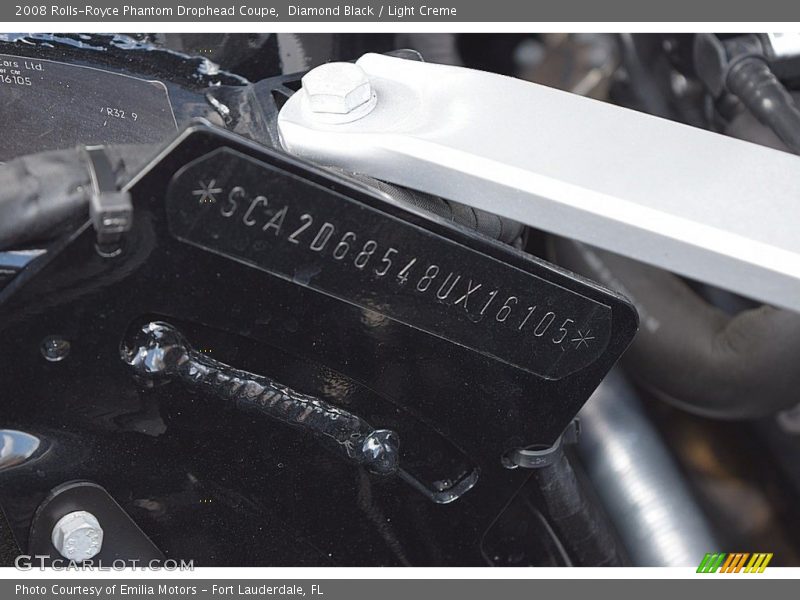 Diamond Black / Light Creme 2008 Rolls-Royce Phantom Drophead Coupe