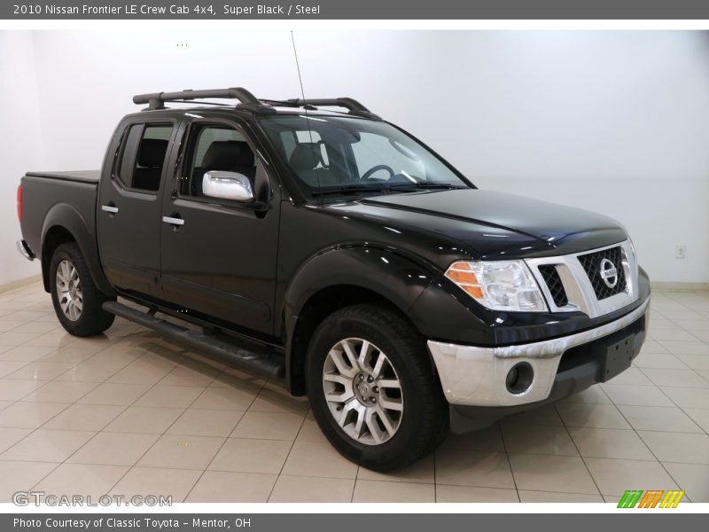 Super Black / Steel 2010 Nissan Frontier LE Crew Cab 4x4