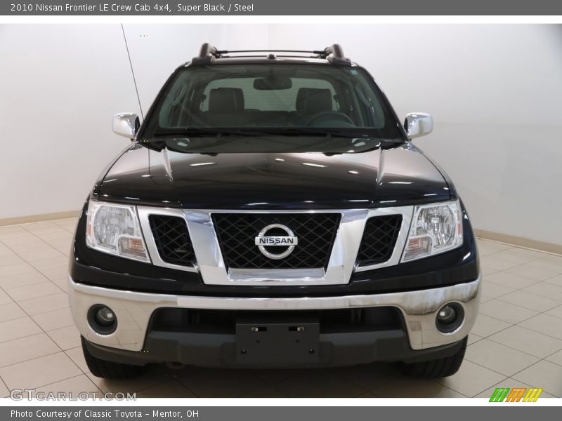 Super Black / Steel 2010 Nissan Frontier LE Crew Cab 4x4