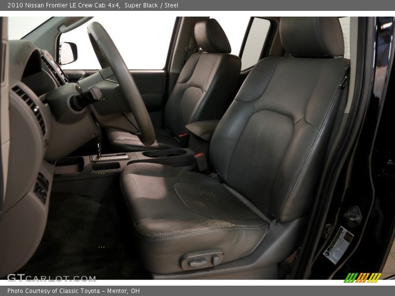 Super Black / Steel 2010 Nissan Frontier LE Crew Cab 4x4