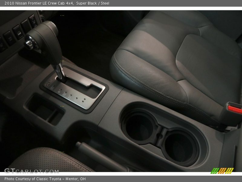Super Black / Steel 2010 Nissan Frontier LE Crew Cab 4x4