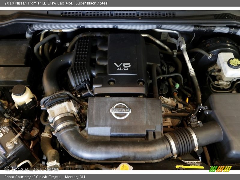 Super Black / Steel 2010 Nissan Frontier LE Crew Cab 4x4