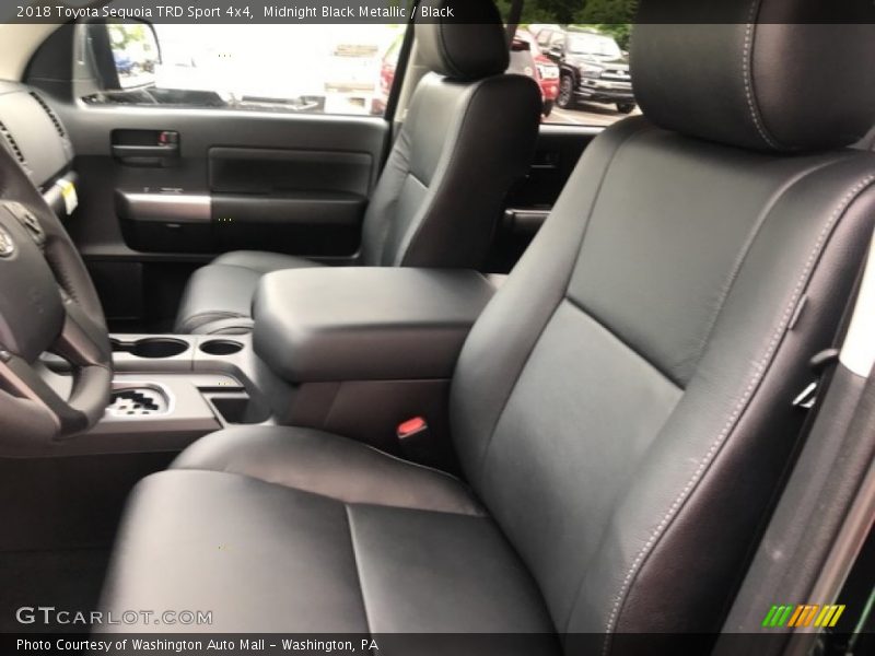 Front Seat of 2018 Sequoia TRD Sport 4x4