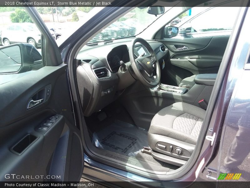 Storm Blue Metallic / Jet Black 2018 Chevrolet Equinox LT