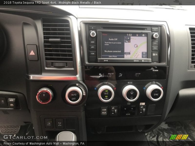 Controls of 2018 Sequoia TRD Sport 4x4