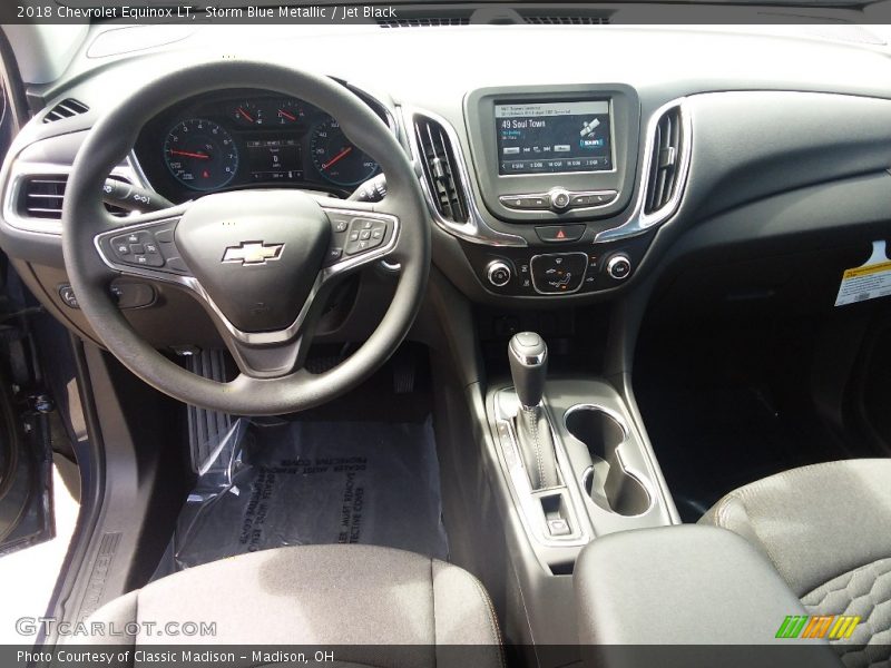 Storm Blue Metallic / Jet Black 2018 Chevrolet Equinox LT
