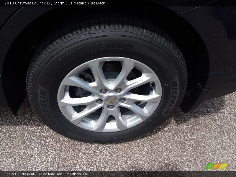 Storm Blue Metallic / Jet Black 2018 Chevrolet Equinox LT