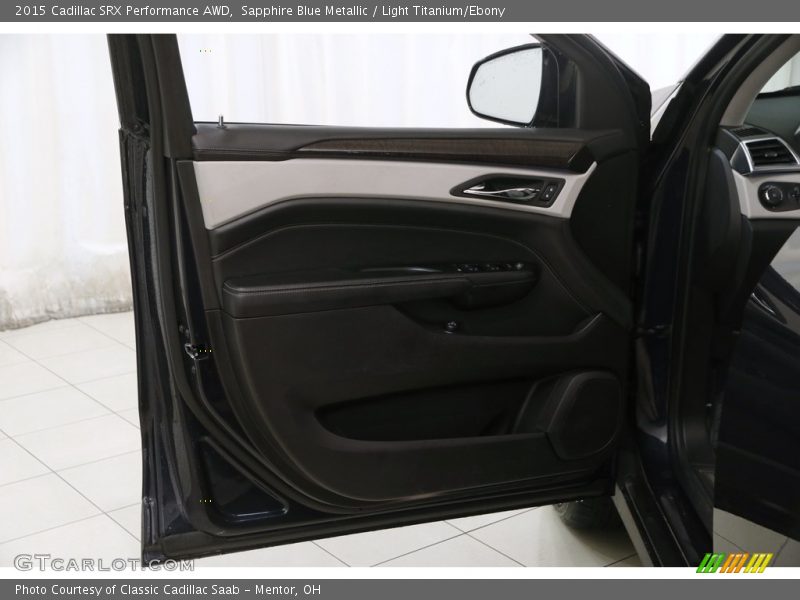 Sapphire Blue Metallic / Light Titanium/Ebony 2015 Cadillac SRX Performance AWD