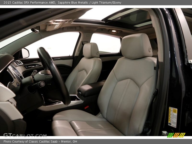 Sapphire Blue Metallic / Light Titanium/Ebony 2015 Cadillac SRX Performance AWD