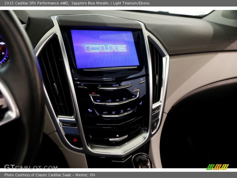 Sapphire Blue Metallic / Light Titanium/Ebony 2015 Cadillac SRX Performance AWD