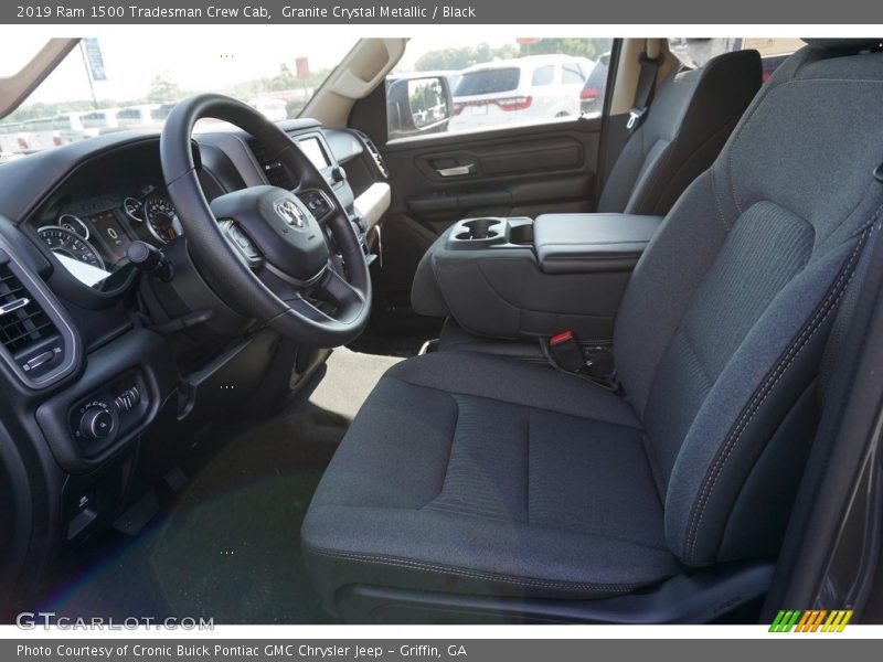 Granite Crystal Metallic / Black 2019 Ram 1500 Tradesman Crew Cab