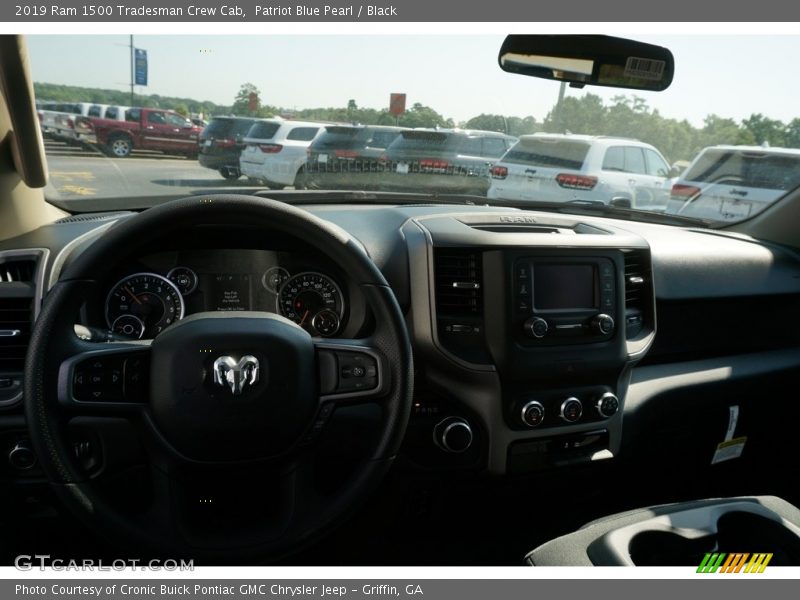 Patriot Blue Pearl / Black 2019 Ram 1500 Tradesman Crew Cab