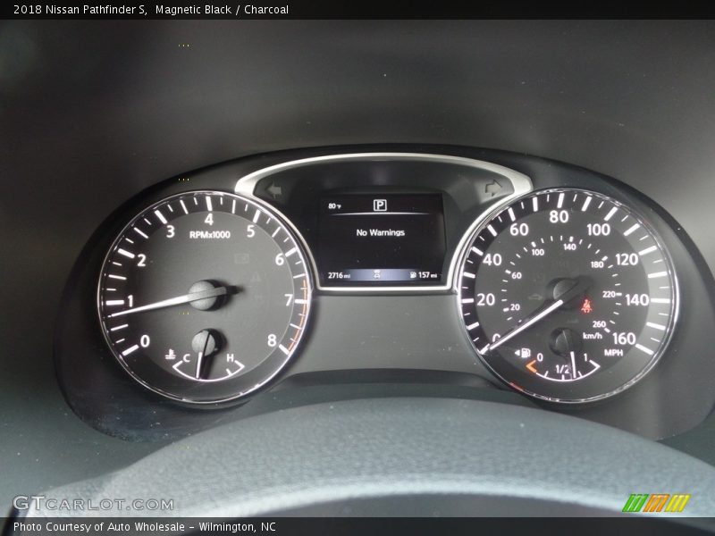 Magnetic Black / Charcoal 2018 Nissan Pathfinder S