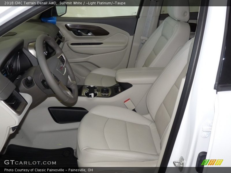 Summit White / ­Light Platinum/­Taupe 2018 GMC Terrain Denali AWD
