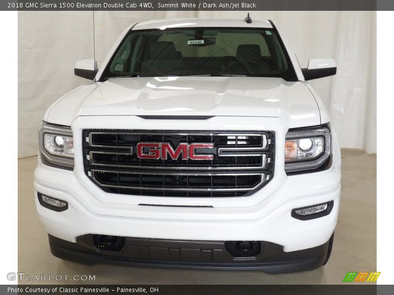 Summit White / Dark Ash/Jet Black 2018 GMC Sierra 1500 Elevation Double Cab 4WD