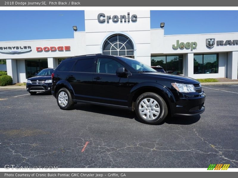 Pitch Black / Black 2018 Dodge Journey SE