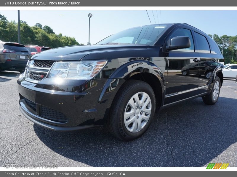 Pitch Black / Black 2018 Dodge Journey SE