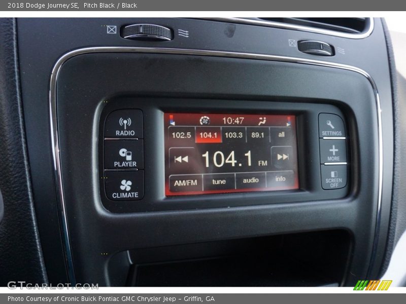 Pitch Black / Black 2018 Dodge Journey SE