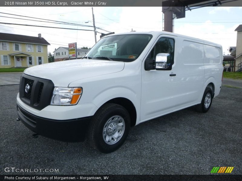 Glacier White / Gray 2018 Nissan NV 3500 HD SL Cargo
