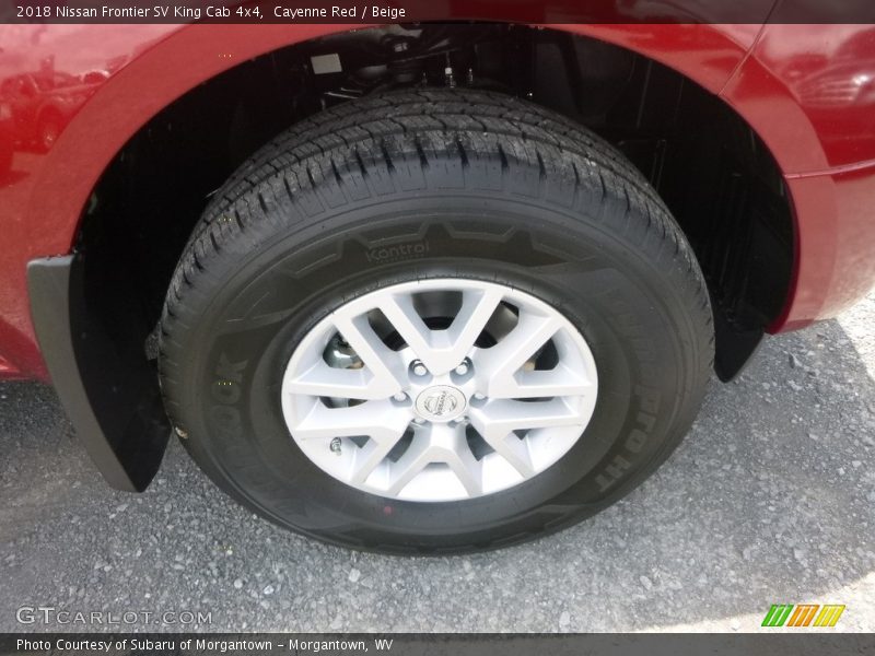 Cayenne Red / Beige 2018 Nissan Frontier SV King Cab 4x4