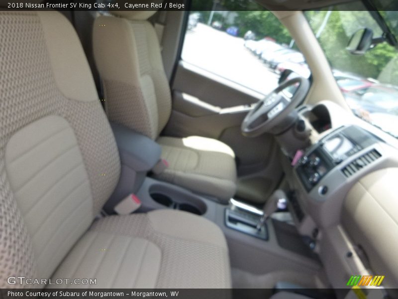 Cayenne Red / Beige 2018 Nissan Frontier SV King Cab 4x4