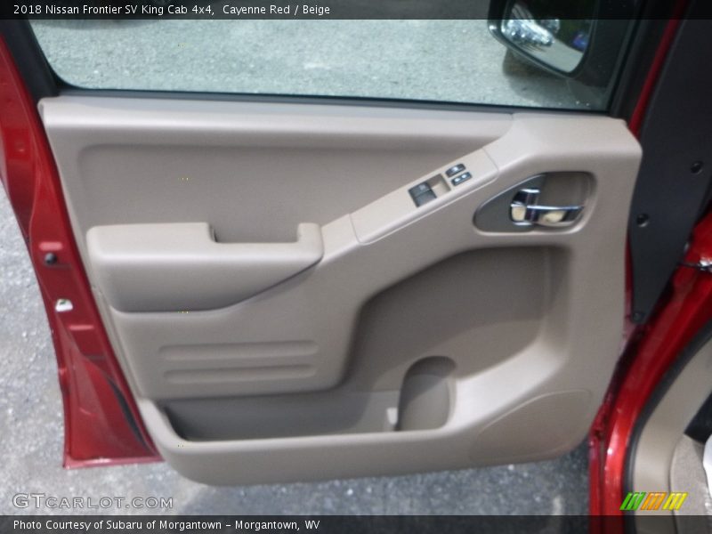 Cayenne Red / Beige 2018 Nissan Frontier SV King Cab 4x4