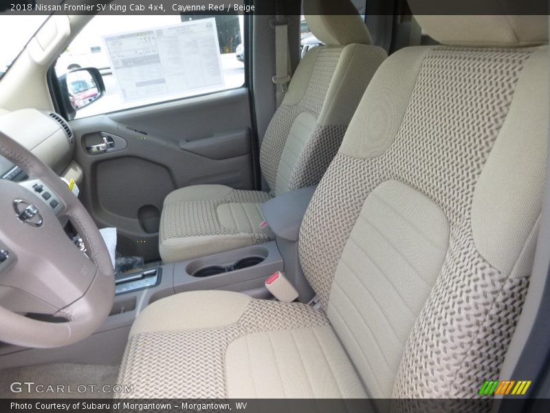 Cayenne Red / Beige 2018 Nissan Frontier SV King Cab 4x4