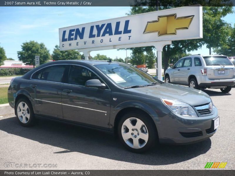 Techno Gray Metallic / Gray 2007 Saturn Aura XE