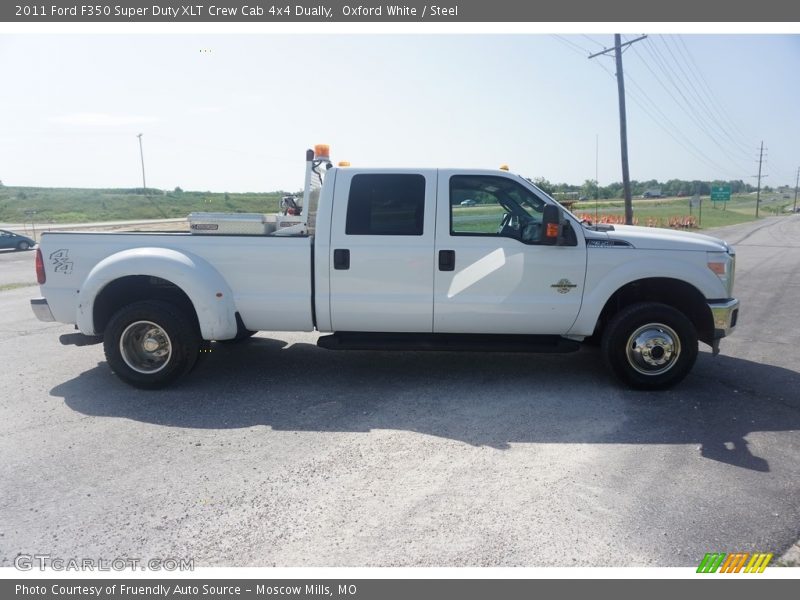 Oxford White / Steel 2011 Ford F350 Super Duty XLT Crew Cab 4x4 Dually