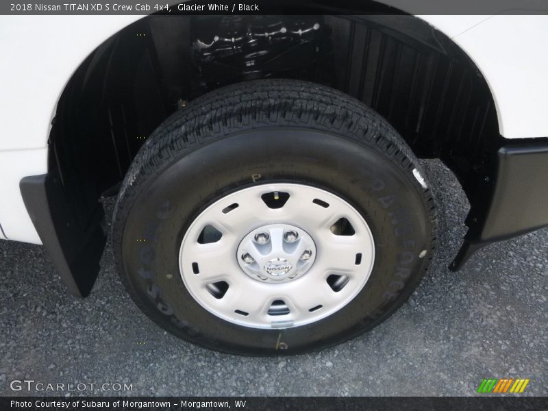 Glacier White / Black 2018 Nissan TITAN XD S Crew Cab 4x4