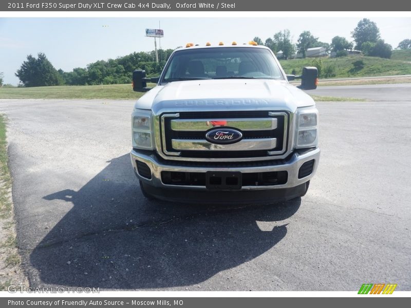 Oxford White / Steel 2011 Ford F350 Super Duty XLT Crew Cab 4x4 Dually
