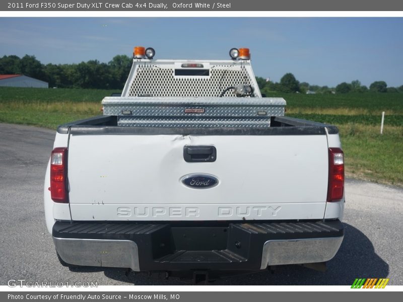 Oxford White / Steel 2011 Ford F350 Super Duty XLT Crew Cab 4x4 Dually