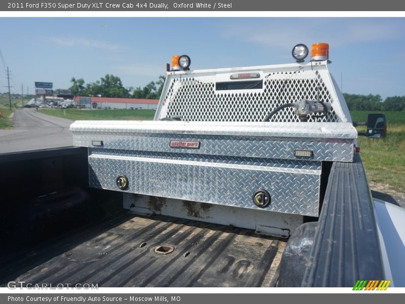 Oxford White / Steel 2011 Ford F350 Super Duty XLT Crew Cab 4x4 Dually