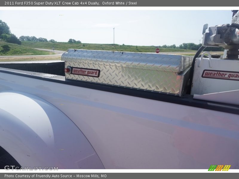 Oxford White / Steel 2011 Ford F350 Super Duty XLT Crew Cab 4x4 Dually