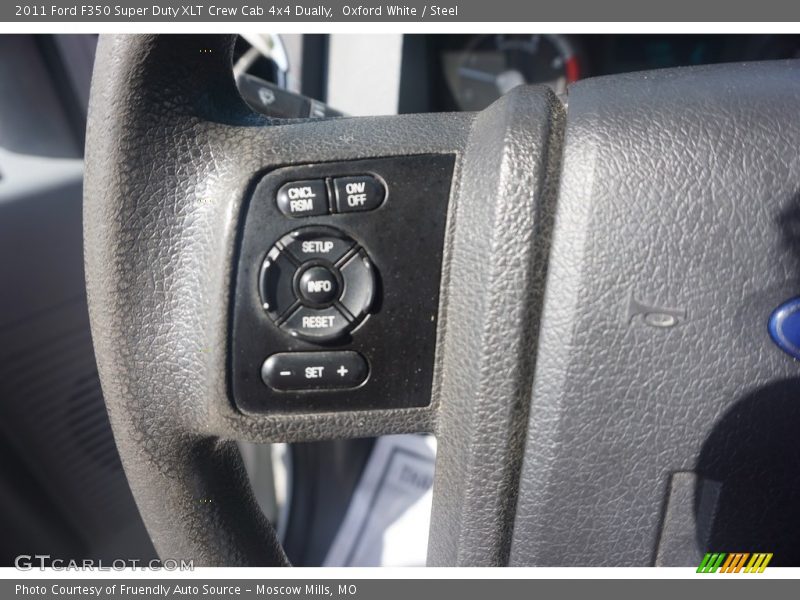 Oxford White / Steel 2011 Ford F350 Super Duty XLT Crew Cab 4x4 Dually